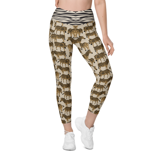 BEIGE ZEBRA Leggings | WILDwear