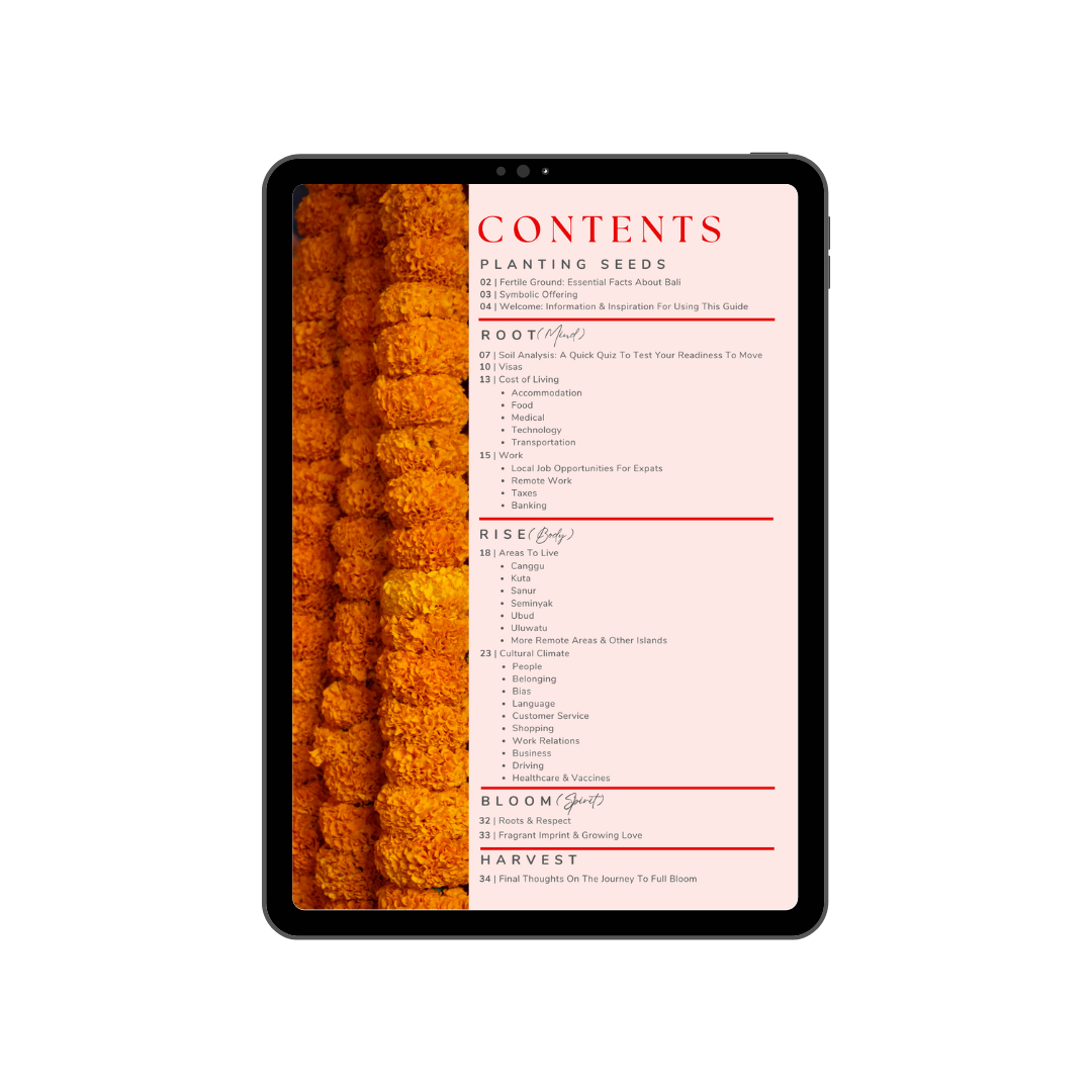 Wildflower Way: A Holistic Guide To Planting Roots In Bali