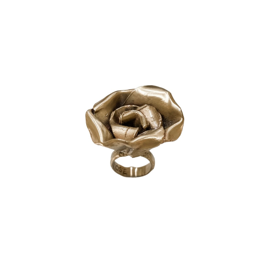 BE THE ROSE Flower Pinky Ring