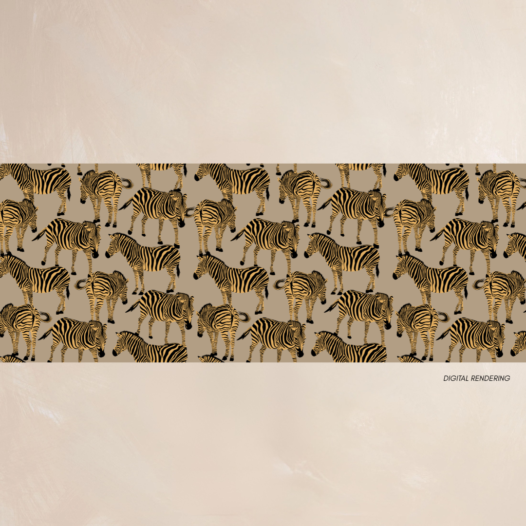ZEBRAS | Qrown Jewel Satin Accent Scarf