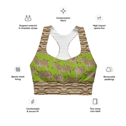 GREEN ZEBRA Sports Bra | WILDwear