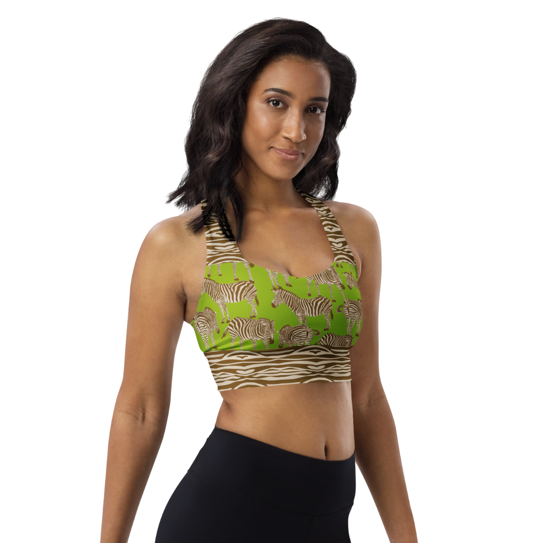 GREEN ZEBRA Sports Bra | WILDwear