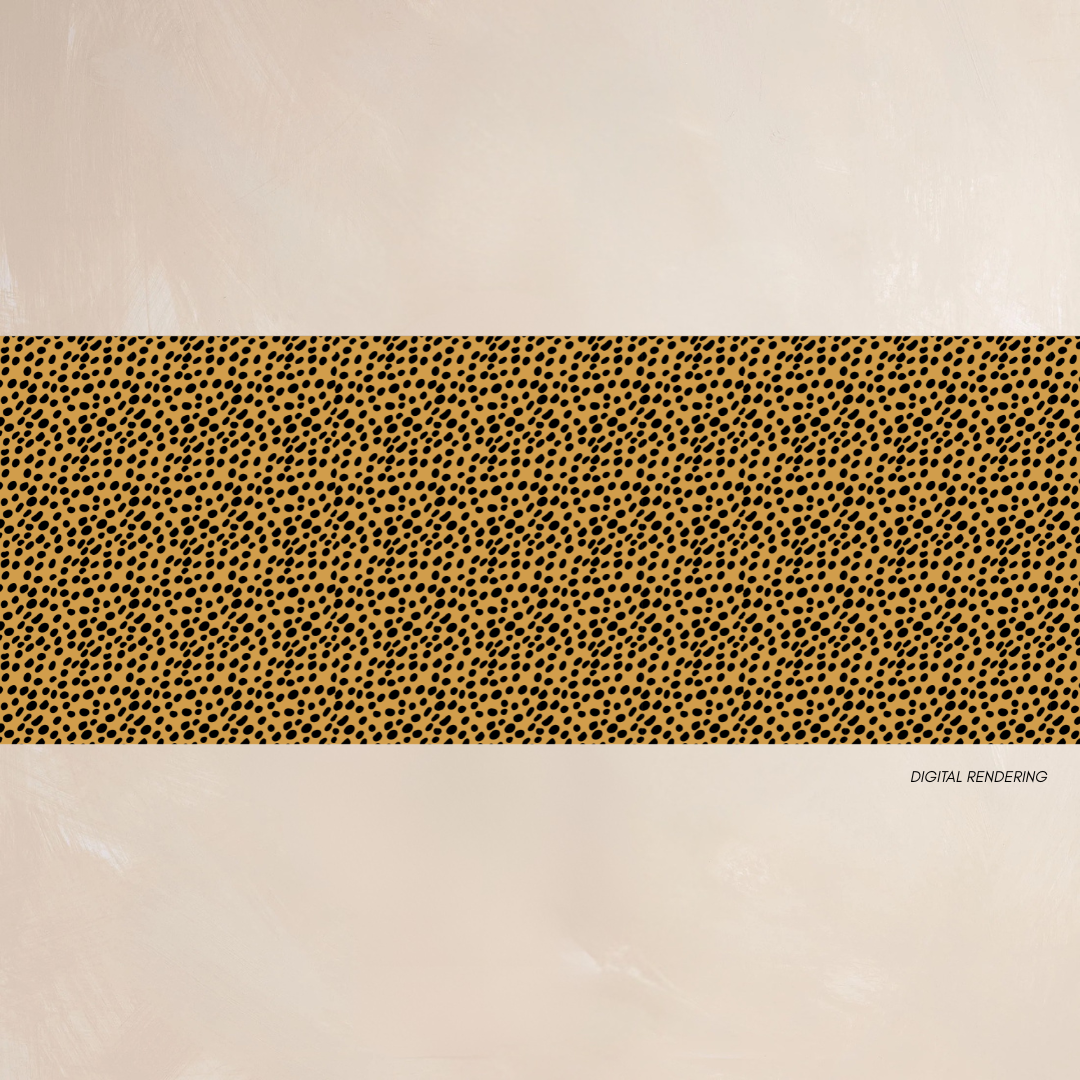 CHEETAH | Qrown Jewel Satin Accent Scarf