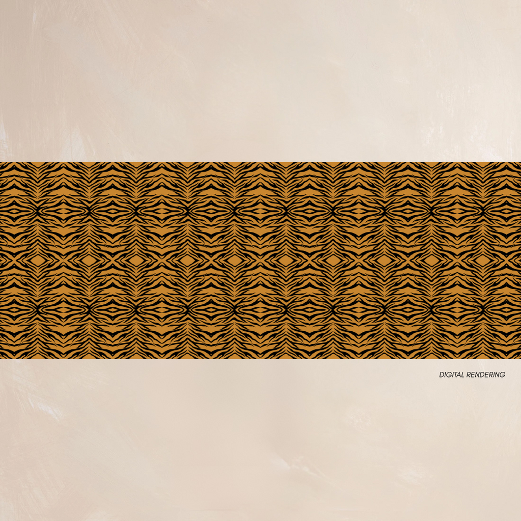 TIGER | Qrown Jewel Satin Accent Scarf