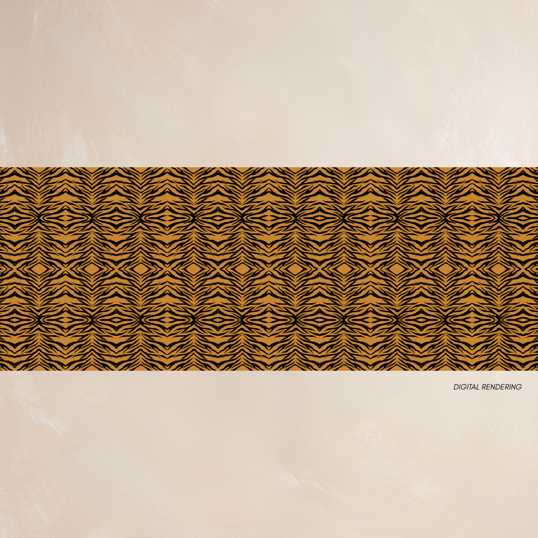TIGER | Qrown Jewel Satin Accent Scarf