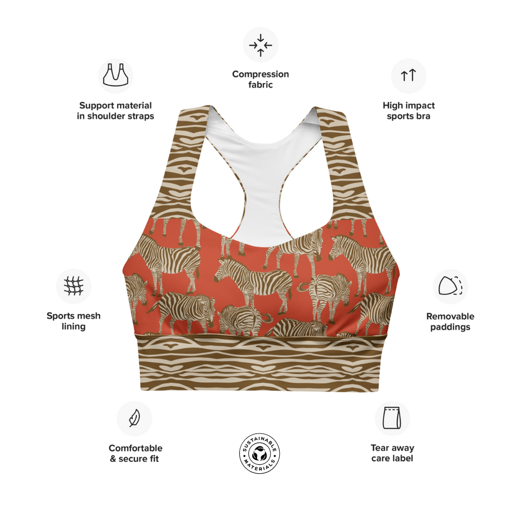 RED ZEBRA Sports Bra | WILDwear