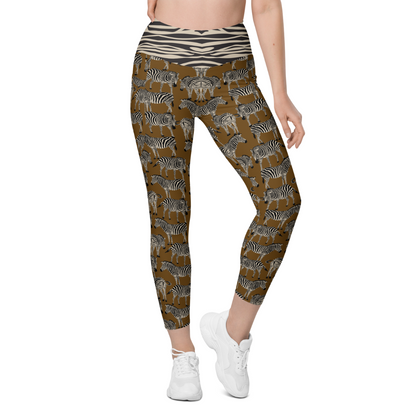 BROWN ZEBRA Leggings | WILDwear