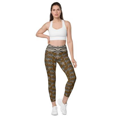 BROWN ZEBRA Leggings | WILDwear