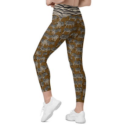 BROWN ZEBRA Leggings | WILDwear