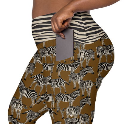 BROWN ZEBRA Leggings | WILDwear