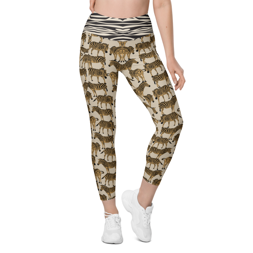 BEIGE ZEBRA Leggings | WILDwear