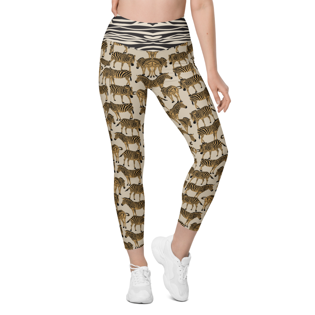 BEIGE ZEBRA Leggings | WILDwear