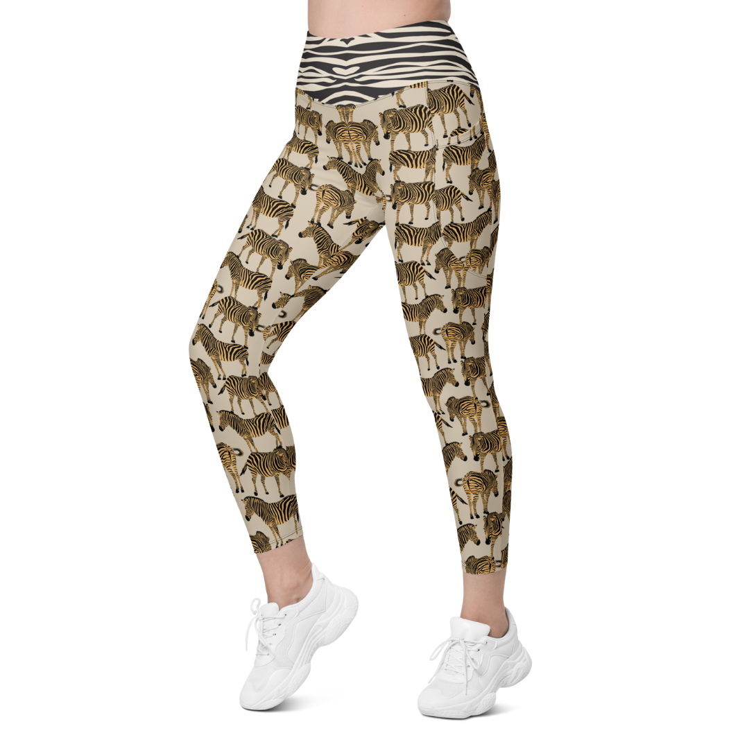 BEIGE ZEBRA Leggings | WILDwear