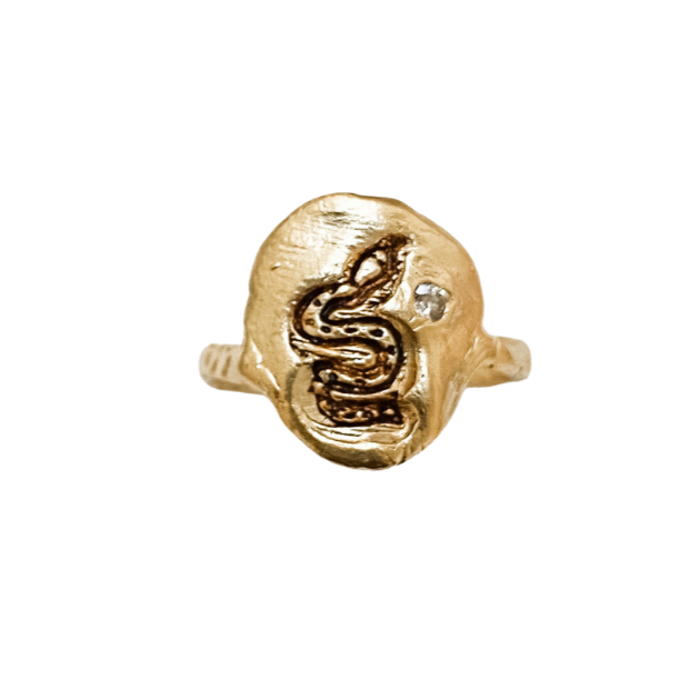 SNAKE Pinky Ring