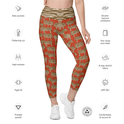 RED ZEBRA Leggings | WILDwear