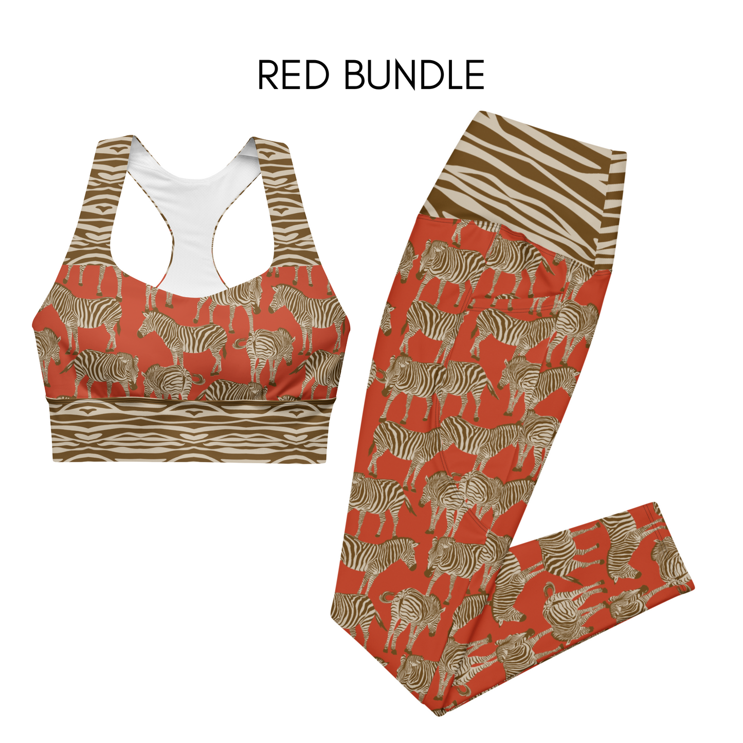 WILDlife: ZEBRA BUNDLE Sports Bra & Leggings