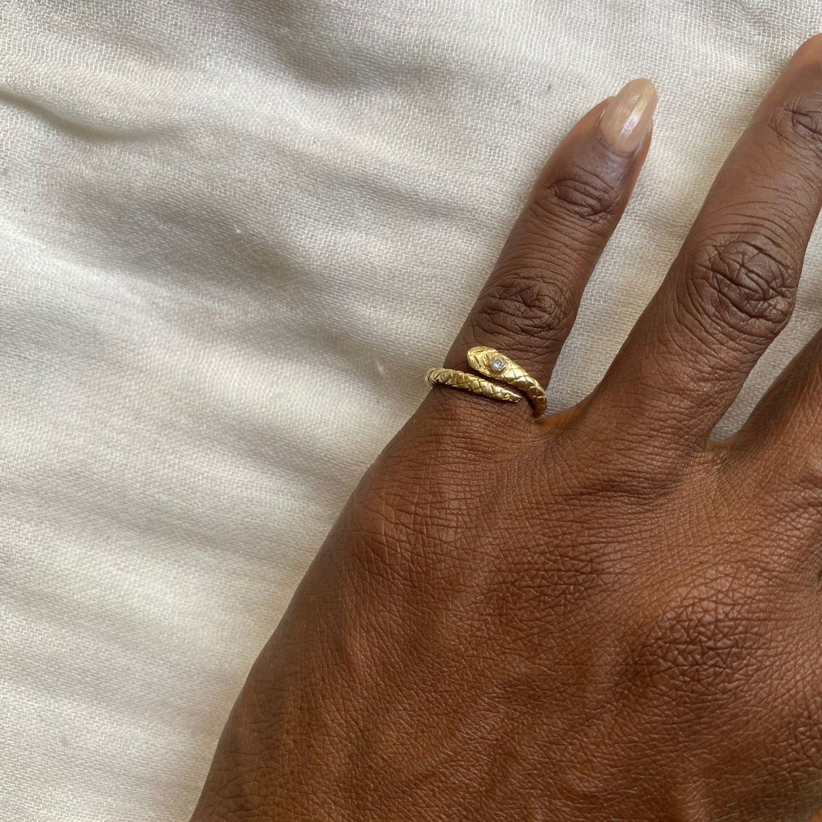 JEWELED SNAKE Ring | SayQred