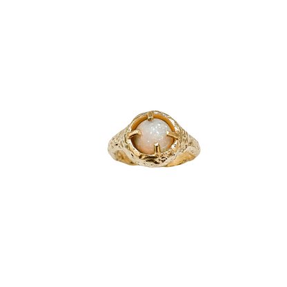 OPAL MOON Pinky Ring