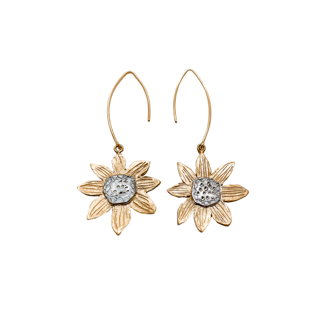 WILD AT HEART Engraved Earrings