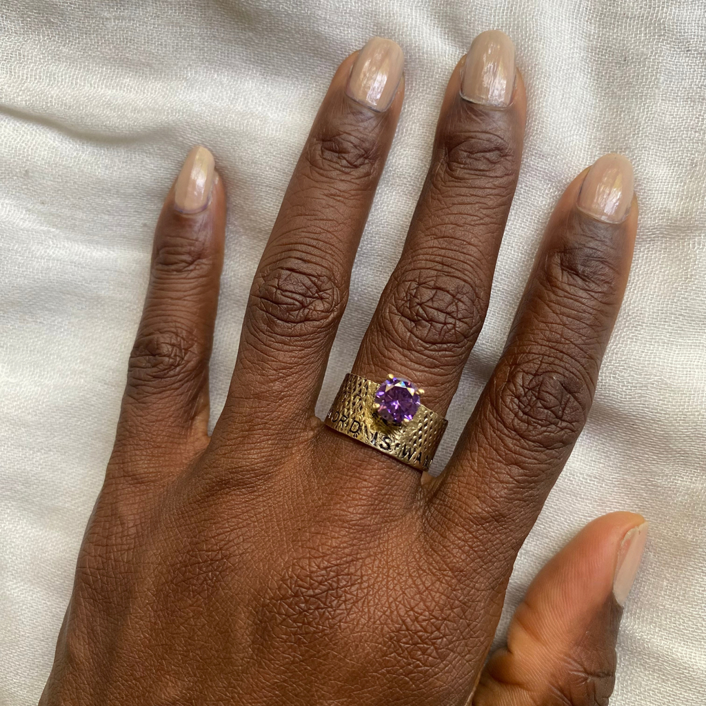 WORD IS WAND Ring | SayQred