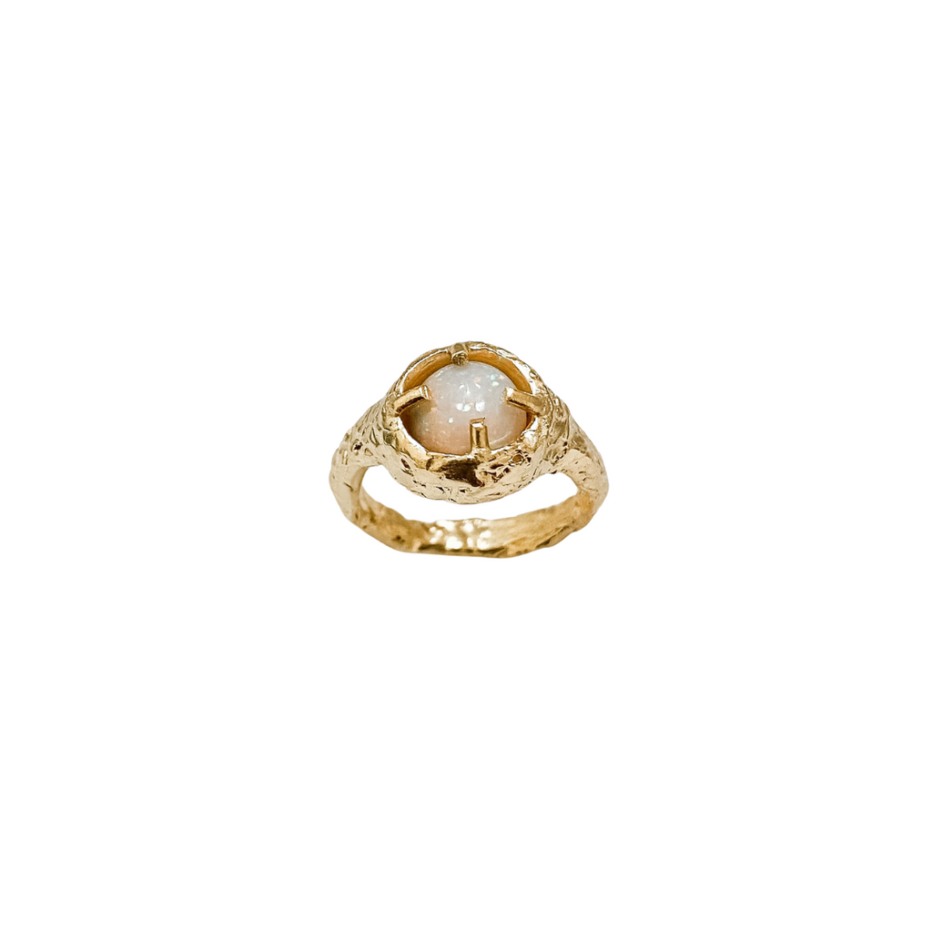 OPAL MOON Pinky Ring