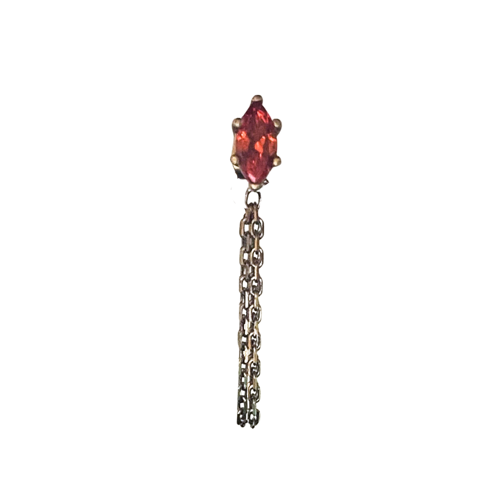 RED Marquise Singlet Jacket Earrings | SayQred