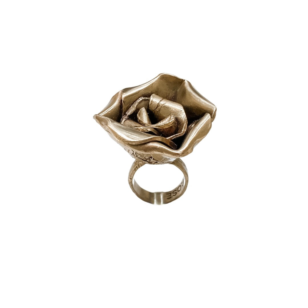 BE THE ROSE Flower Pinky Ring