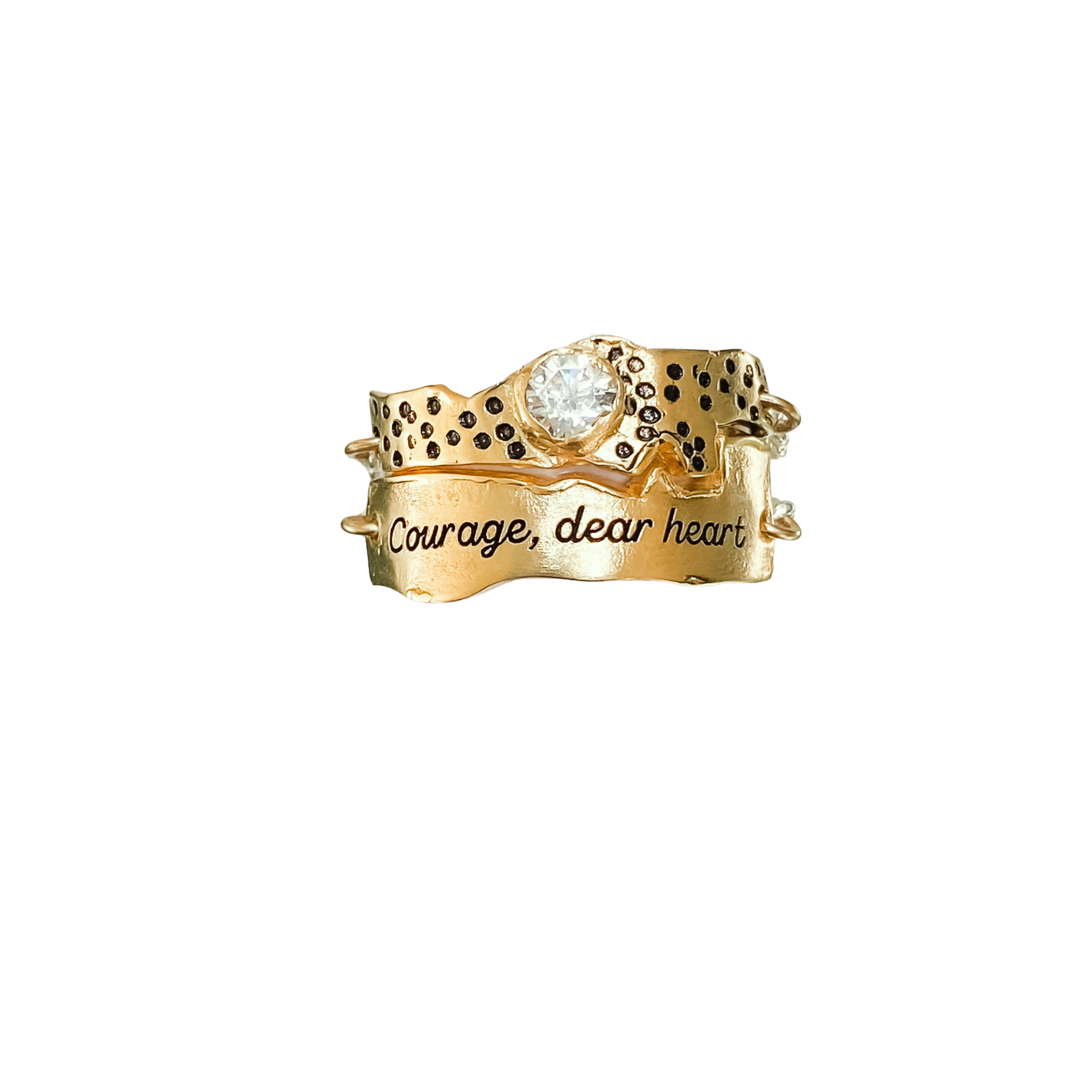 COURAGE DEAR HEART Ring | SayQred