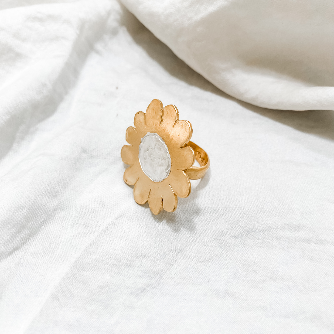 GROW WITH THE FLOW SunFlower Pinky Ring