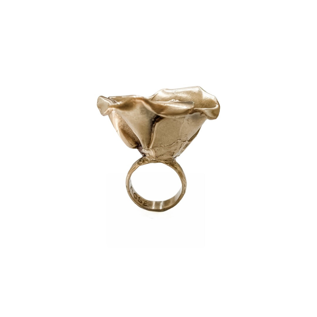 BE THE ROSE Flower Pinky Ring