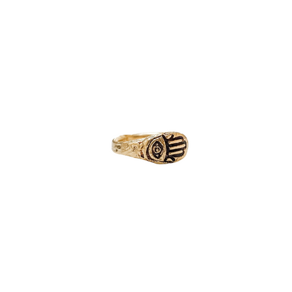 HAMSA SIGNET Pinky Ring