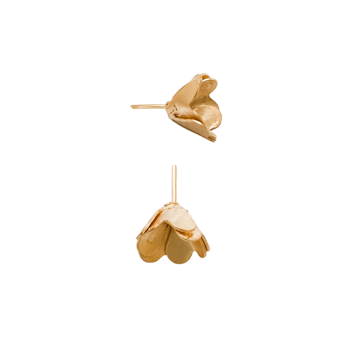 Flower Bud Opposite Earrings