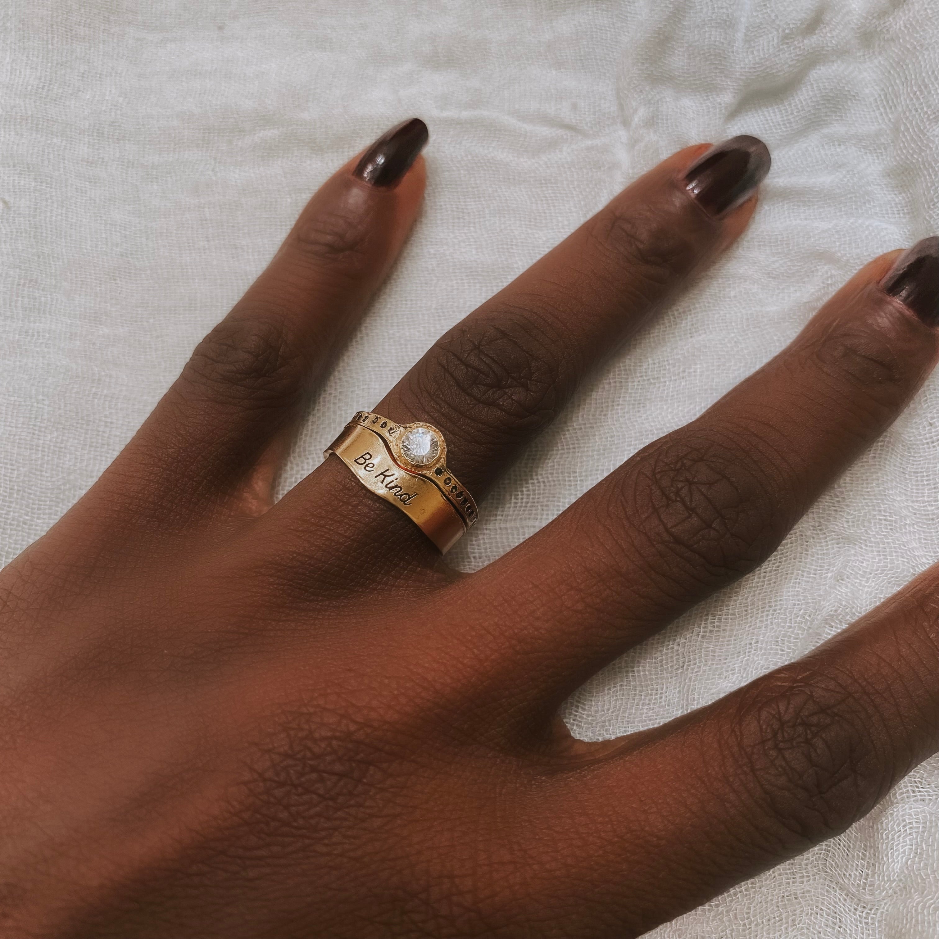 BE KIND (OF A BITCH) Ring | SayQred