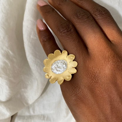 GROW WITH THE FLOW SunFlower Pinky Ring