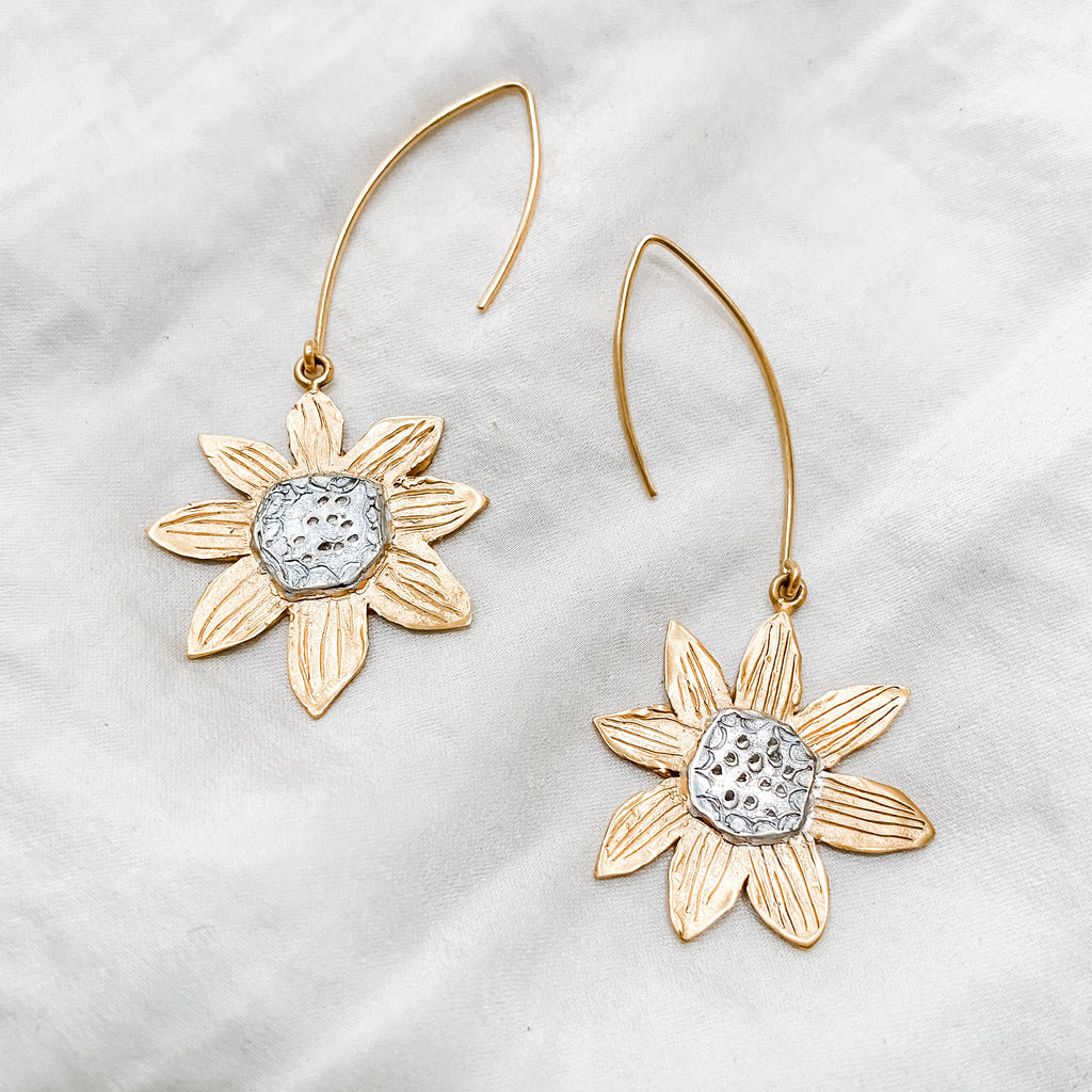 WILD AT HEART Engraved Earrings