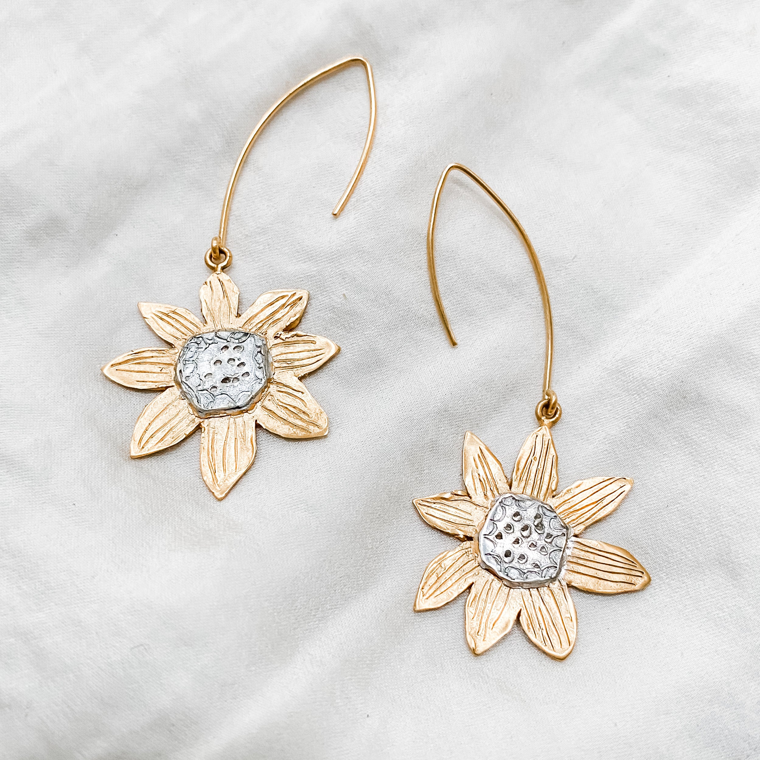 WILD AT HEART Engraved Earrings