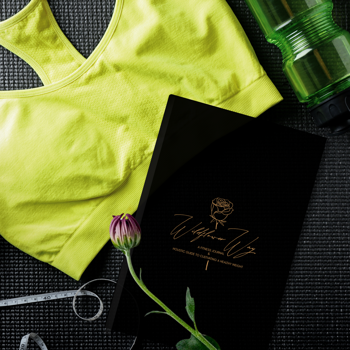 Wildflower Way: A Fitness Journal & Holistic Guide To Cultivating A Healthy Weight | Paperback Journal-Planner