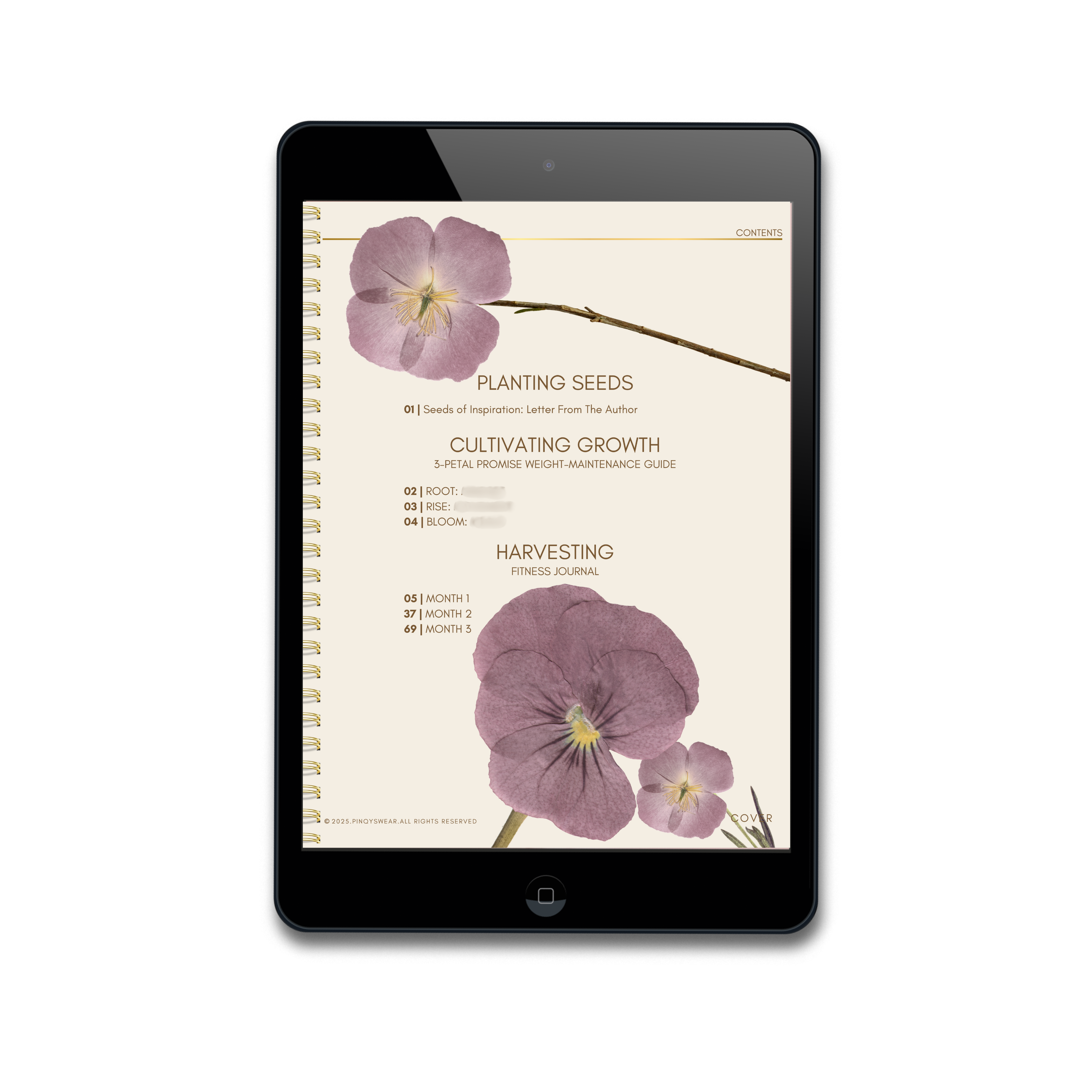 Wildflower Way: A Fitness Journal & Holistic Guide To Cultivating A Healthy Weight | Digital Journal