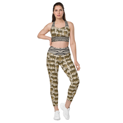 BEIGE ZEBRA Leggings | WILDwear