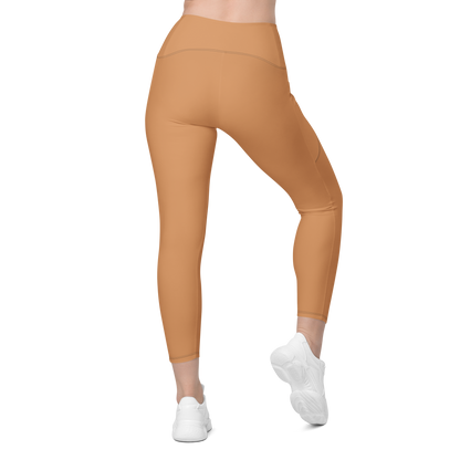SOFT CORAL Neutral Leggings | Pair With Leopard WILDwear