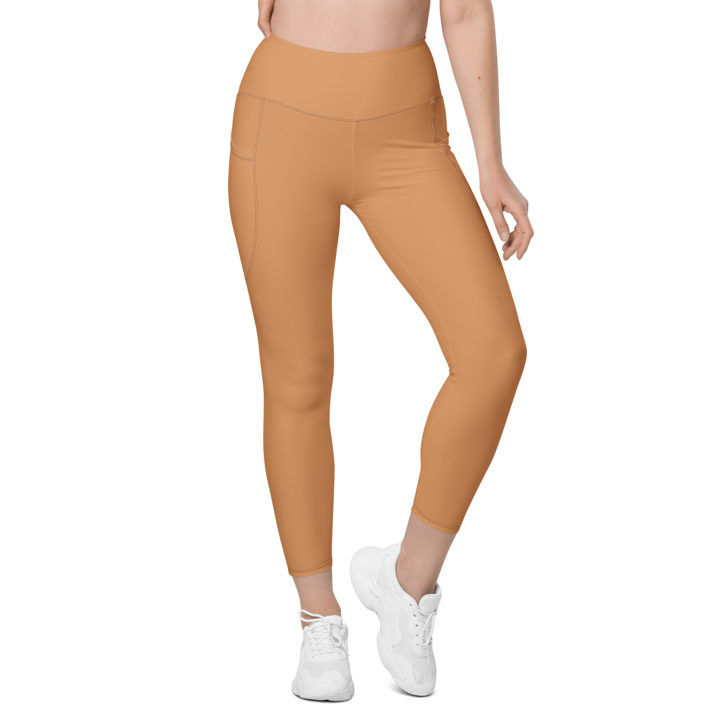 SOFT CORAL Neutral Leggings | Pair With Leopard WILDwear