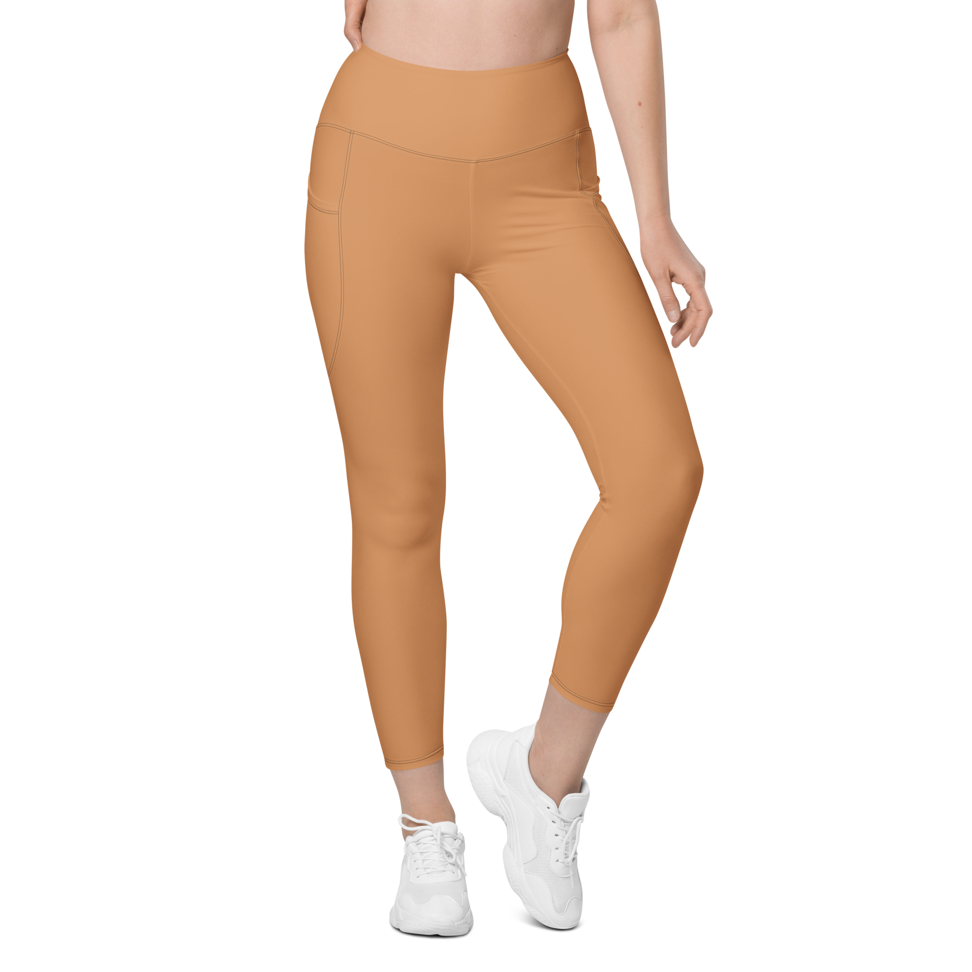 SOFT CORAL Neutral Leggings | Pair With Leopard WILDwear
