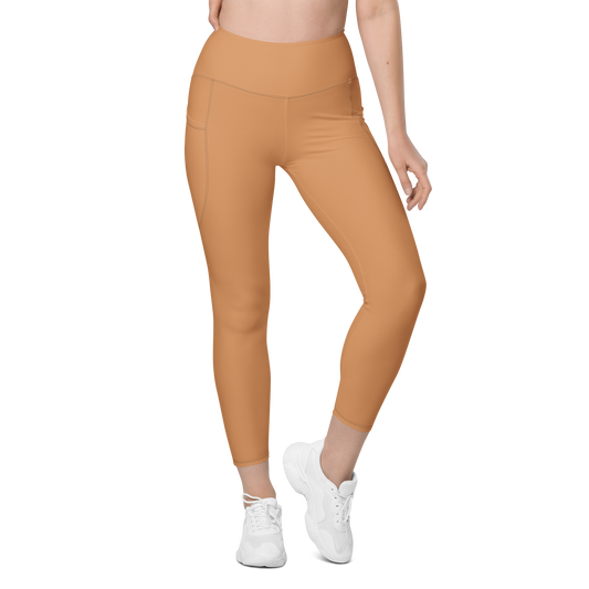 SOFT CORAL Neutral Leggings | Pair With Leopard WILDwear