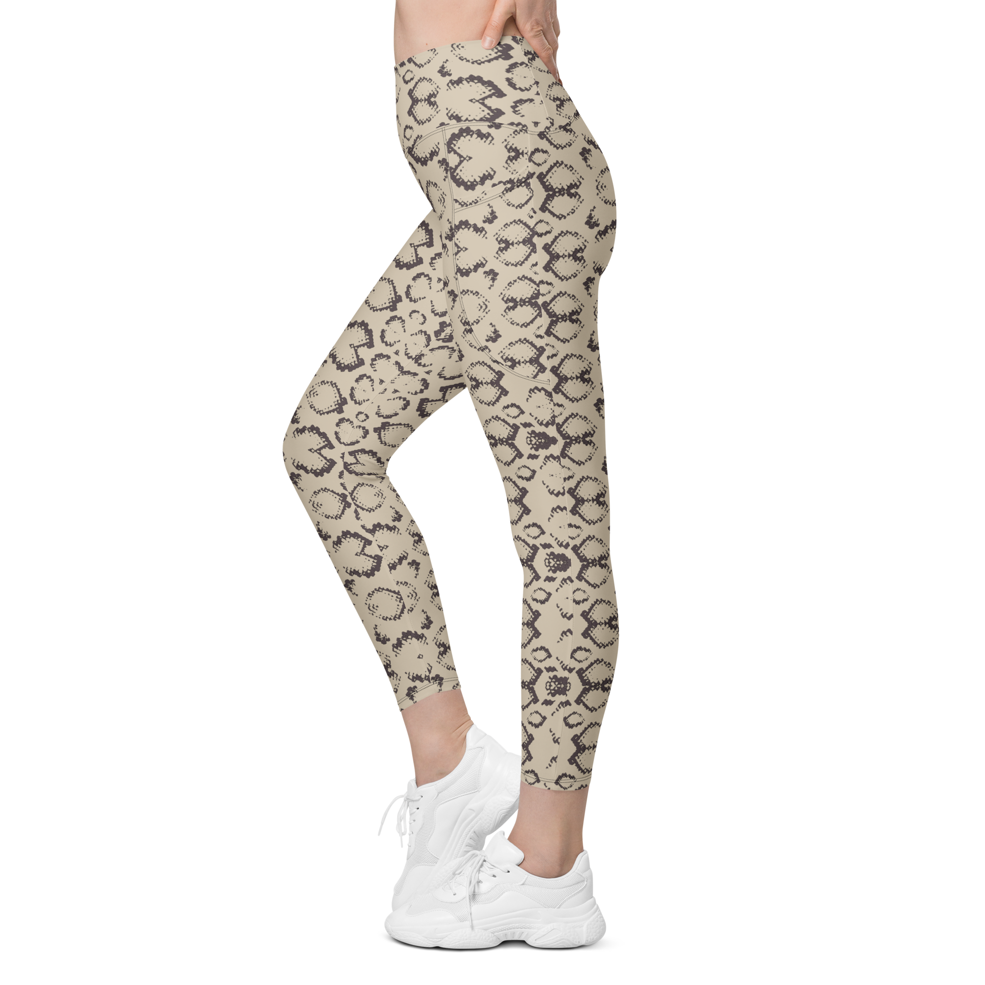 TAN Snake Leggings | WILDwear