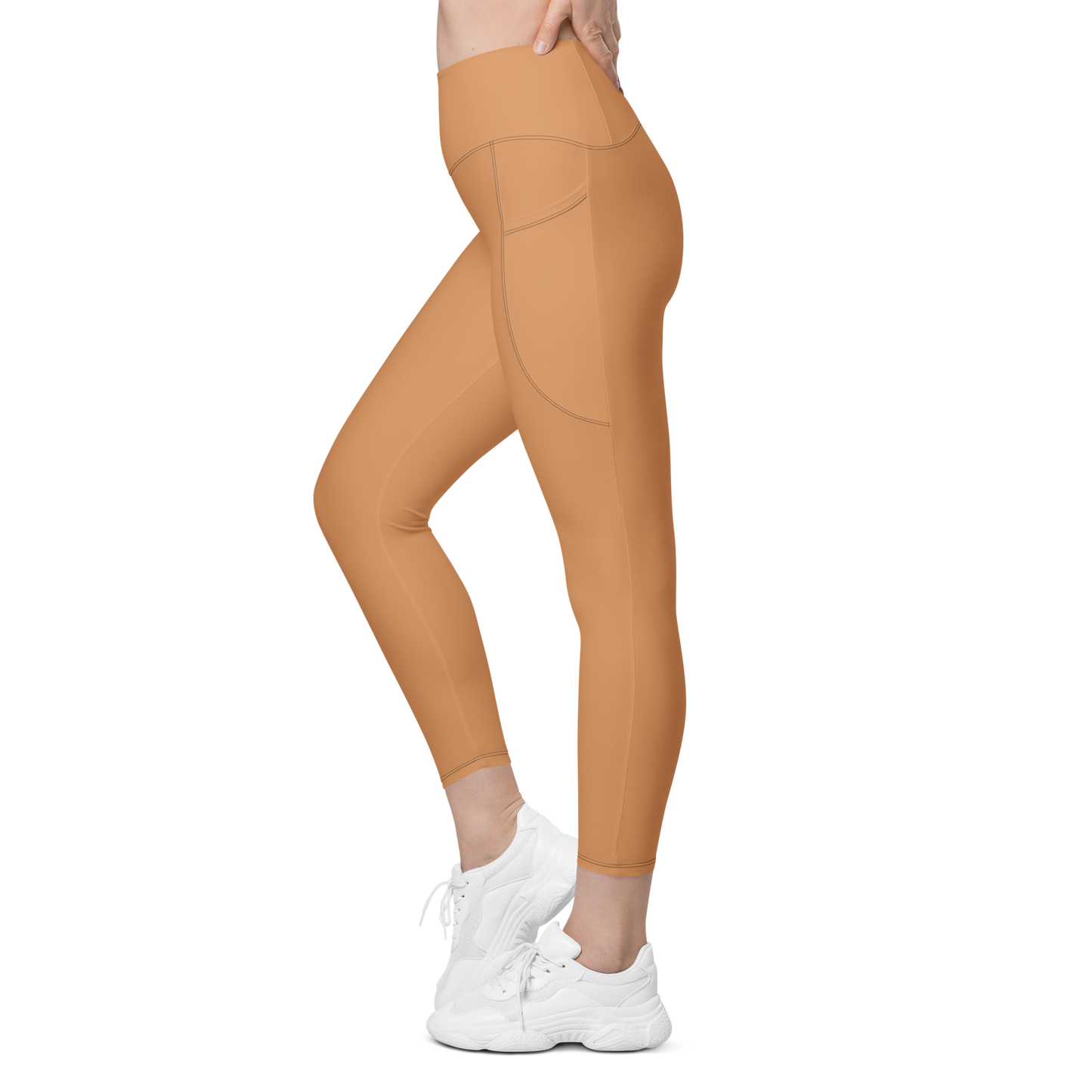 SOFT CORAL Neutral Leggings | Pair With Leopard WILDwear