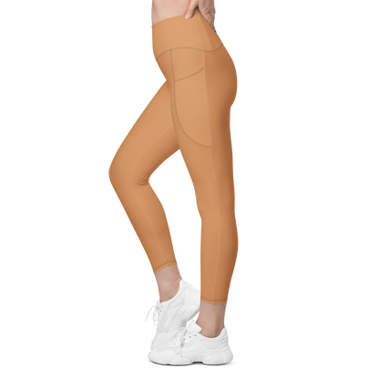 SOFT CORAL Neutral Leggings | Pair With Leopard WILDwear
