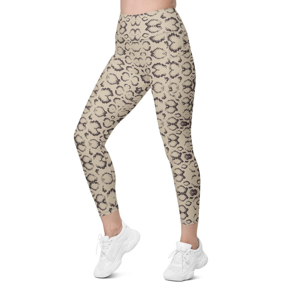 TAN Snake Leggings | WILDwear