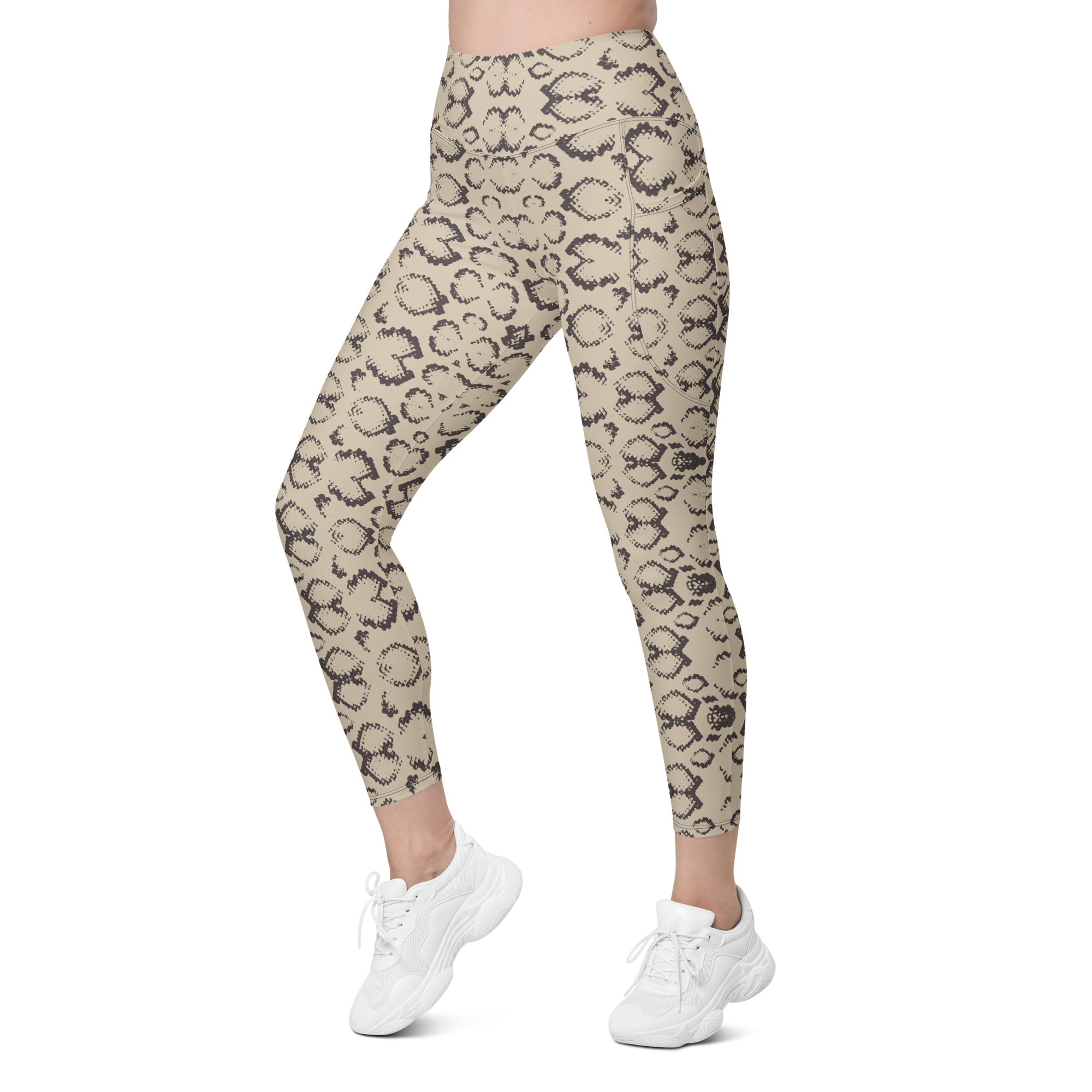 TAN Snake Leggings | WILDwear