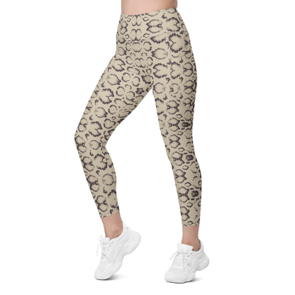 TAN Snake Leggings | WILDwear