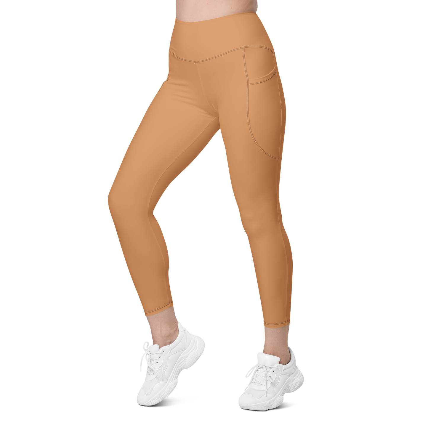 SOFT CORAL Neutral Leggings | Pair With Leopard WILDwear